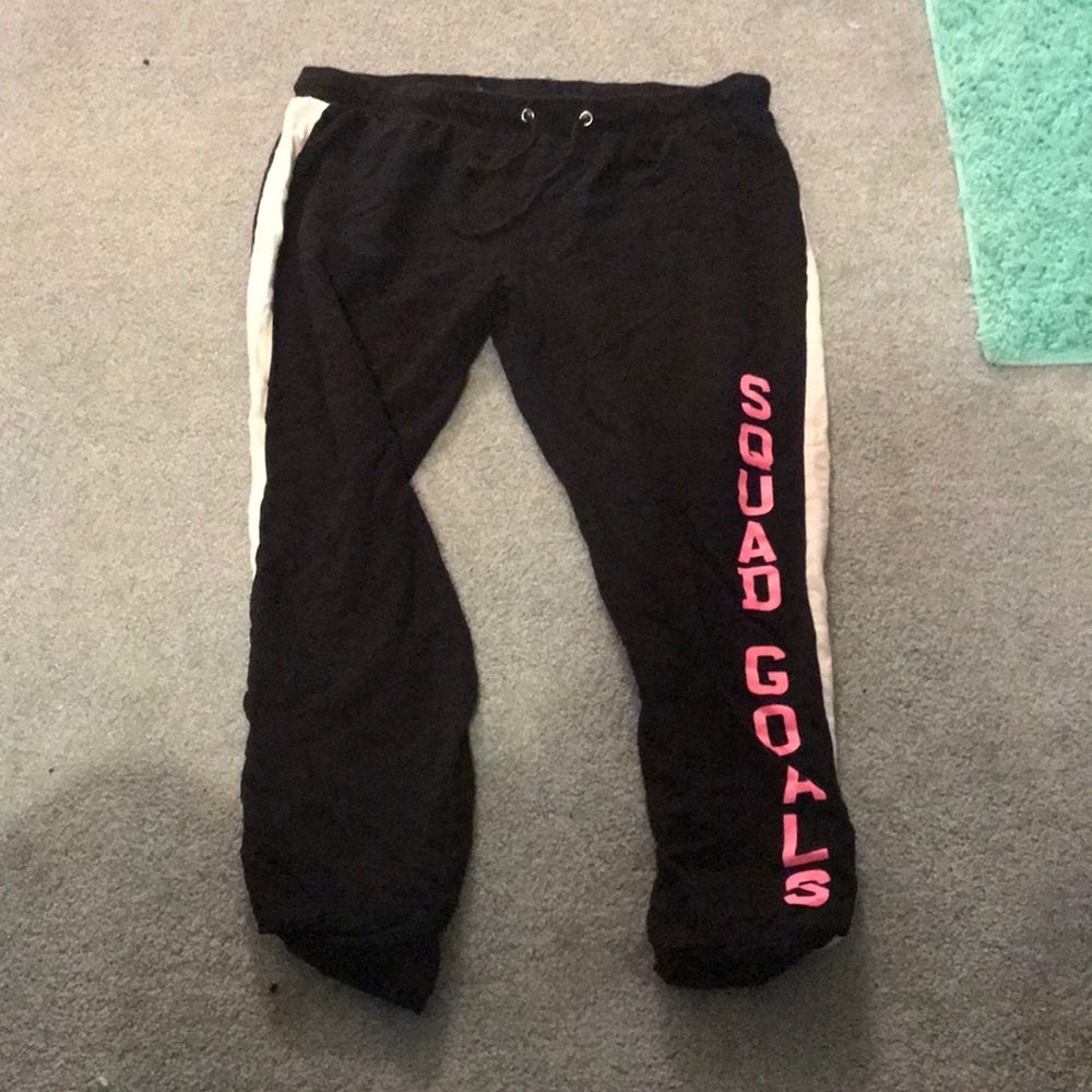cute black joggers